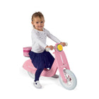 Janod Mademoiselle Balance Bike Scooter - Pink-Inflatable tires and ergonomic rubber handles for comfort