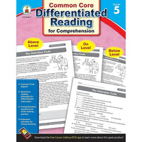 eBook: Carson Dellosa 104617-EB Differentiated Reading for Comprehension - Grade 5-You will receive two emails: one confirming your entire order, and one with a "Download Software" buttonYou can download immediately or return to your email to download later
