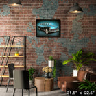Ford by Michael Fishel - Framed Canvas - 31" x 22"-Museum-quality reproduction with vibrant colors