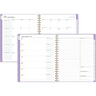 Cambridge 2026-27 Workstyle Focus Weekly/Monthly Planner - 11"x 9" - Purple - Bilingual-12 months of weekly/monthly academic planning