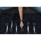 Edgewood IN2FIT Interlocking Impact and Sound Absorbing Fitness Tile - 16.6" x 23.5" - Latte - 9 Pack-Quantity - 9 PACK