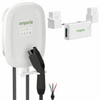 Emporia Classic Level 2 48A Hardwired J1772 EV Charger and Vue 3 2-Phase Load Management Bundle - White-Powersmart load management automatically adjusts ev charging rate to keep total electrical usage within system limits while allowing the sum of breakers to exceed panel service rating for optimized energy distribution