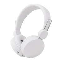 Basic Tech Bluetooth Over The Ear Kids Foldable Headphones - White-6 playback hours