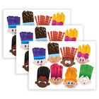 Roylco Scissor Skills Hair Cut Paper - 3 Packs of 32-Develop fine motor skills through fun cutting activities