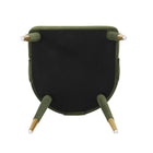 Manhattan Comfort Neda 20.87" Modern Velvet Upholstered Dining Chair - Olive Green - Set of 2-30 Day Limited Manufacturer's Warranty