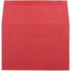 JAM Paper A8 Coloured Invitation Envelopes - 5.5 x 8.125 - Red Recycled - 50 Pack-Envelope Features: Straight gummed flap closure, high quality smooth paper finish, made with 30% recycled materials