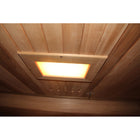 Westinghouse 2-Person Infrared Sauna with Light Therapy - 46" W x 40" D - Natural Wood-Uses a standard electrical outlet and doesn't require an electrician.