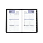 AT-A-GLANCE 2027 Weekly Appointment Book - 6" H x 3-3/4" W - Black - Bilingual-One week per two-page spread