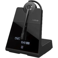 Jabra Engage 75 SE Convertible Wireless DECT On-Ear Headset-With its convertible design, you can wear this mono headset with your choice of earhook, neckband, or headband.