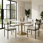 Zuo Livorno Dining Chair - Ivory-Chair Weight Capacity: Supports up to 350 lb