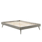 Modway Margo Wood Twin Platform Bed Frame - Grey-Twin Platform Bed Frame