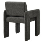 Modway Daven Fabric Upholstered Dining Chair - Charcoal-Assembly Required