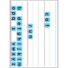 Ashley Productions Smart Poly Touch-Stik Phonics Tiles & Mat - Fun with Letters Set - 104 Tiles-Say goodbye to traditional flashcards and embrace a new, hands-on approach to phonics education. Elevate your child's learning journey - order our Smart Poly reusable phonics set today.