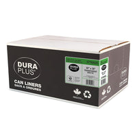DuraPlus Can Liner - LLDPE - 30" x 38" - Strong - Transparent - 200 Pack-Strength: Strong