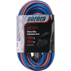 Aurora Tools TPE-Rubber Extension Cord with Light Indicator - All-Weather - 14/3 AWG - 3 Outlets - 100' Length-All-weather jacket provides ultra flexibility and superior performance in extreme climate conditions at temperatures from -50°C to 105°C