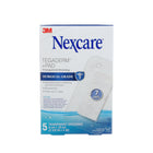Nexcare Tegaderm + Pad Transparent Dressing - 5 Pack-Absorbent pad helps manage fluids from wounds or incisions
