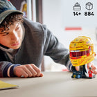 LEGO Editions Formula 1 Scuderia Ferrari HP Helmet - Lewis Hamilton-It's Hamilton’s yellow and features his unique driver number