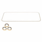 Kate Spade Screen/Lens Protector Style Kit for iPhone 17 Pro Max Set - Stone Gold-Easily Install And Remove With Included Tool
