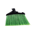 Globe Commercial Products Jumbo 16" Commercial Angle Broom Head - Green - 4 Pack-16″ angled sweep path for faster cleaning and reach into corners