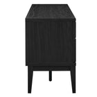 Modway Samos 59" TV Stand - Black-Central Leveling Legs
