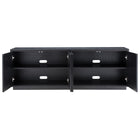 Hudson&Canal Hanson TV Stand for TV's up to 75" - Black Grain-Clean with a soft, dry cloth and no harsh chemicals or abrasive cleaning materials