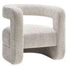 Modway Jaylin Upholstered Chenille Accent Chair - Dove Grey-Chenille Upholstery