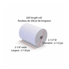 Eddie's Thermal Paper Roll - 3-1/8" x 200' - 50 Pack (BPA Free)-3-1/8"W x 200' L x 2-1/2"D