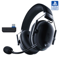 Razer Blackshark V2 Pro (Playstation Licensed) Wireless Esports Headset for Playstation 5 - Black-Take your competitive console gaming to the highest levels with the Razer Blackshark V2 Pro. Designed for crystal-clear audio, advanced noise isolation, and all-day comfort, make a play for the big leagues with our ultimate wireless gaming headset made for esports