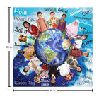 MOJO Hello World! Jumbo Photographic Floor Puzzle-Helps develop concentration, dexterity and vocabulary