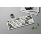 Keychron Q3 Max RGB Wireless Mechanical Keyboard - Brown Switch - TKL Layout with Knob - Shell White-Precision Craftsmanship: Crafted from 6063 aluminum through CNC machining and 24 additional manufacturing stages, the Q3 Max is a solid metal marvel that stands as a testament to meticulous craftsmanship.