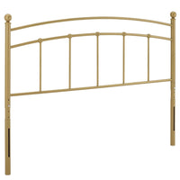 Modway Abigail Metal Queen Headboard - Gold-Metal Queen Headboard