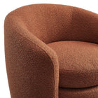 Modway Affinity Upholstered Boucle Fabric Curved Back Armchair - Rust-8