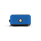 ECOXGEAR EcoPebble Lite GDI-EXPLT502 3W Portable Waterproof Wireless Bluetooth Speaker, Blue-Side Panel Control Buttons: Power, Volume, Track, Play/Pause, and Speakerphone Answer