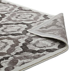 Modway Kalinda Rustic Vintage Moroccan Trellis Area Rug - 5 ft W x 8 ft L - Brown Beige/Ivory-High Density / Machine-Woven