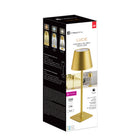 Xtricity Lucie Portable LED Touch Table Lamp - Gold-Touch activation for easy operation