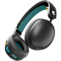 Skullcandy Grom BT  Over-Ear Wired Headphones - Black-Volume-Limited and Kid-Safe - These wireless headphones are designed to be straight forward and safe for children with the volume limited to 85 decibels. A Volume Limit Override enables users to listen in loud situations, such as air travel. 
