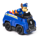PAW Patrol Chase’s Patrol Cruiser, Sustainable Toy Car & Collectible Figure - Ages 3+-7