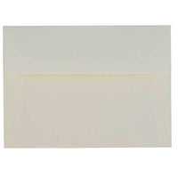 JAM Paper A7 Strathmore Invitation Envelopes - 5.25" x 7.25" - Natural White Laid - 50 Pack (STTL713I)-Natural White Laid Paper Envelopes