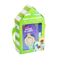Open The Joy Soothing Cards Portable Activities - French Version-Perfect for daily routines or emotionally overwhelming moments, it can be used at home, in the classroom, or on the go
