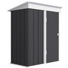 Outsunny 5' x 3' Steel Outdoor Storage Shed-Small outdoor storage shed so you can store lawn care equipment and garden tools
