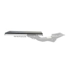 Intekview Summit Keyboard Tray - 25" x 10" - Right-Handed - 18" Rails-Optional positive tilt lock-out