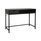 Simply Writing Desk - Espresso-One single drawer integrated on the left side (box drawer) and one deep nook for easy accessibility