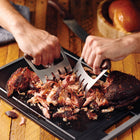 Tramontina BBQ Cutting Board Set with Shredder Claws and Carving Knife - 4 Piece Set-Antimicrobial protection