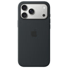 Apple iPhone 17 Pro Max Silicone Case with MagSafe - Black-Made with a 45 percent recycled silicone material, the case has a silky, soft-touch finish on the exterior that feels great in your hand. And on the inside, there’s a soft microfibre lining for even more protection