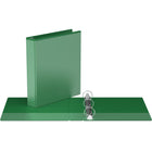 Davis Group Easyview Premium Binder - Round Ring - Customizable - 1.5" - Green - 6 Pack-1.5"
