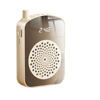 Kinyo M10 Portable Voice Amplifier with Bluetooth Wireless Lapel Microphone-Portable voice amplifier system includes a high-performance Bluetooth wireless lapel microphone for hands-free operation