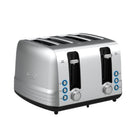 Brentwood Stainless Steel 4-Slice Toaster-Stainless Steel Body