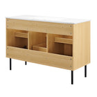 Modway Chaucer 48" Single Sink Bathroom Vanity - Oak/White-8