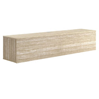 Modway Terra 71" Wall-Mounted TV Stand - Travertine-71-inch TV stand