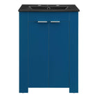 Modway Maybelle 24" Bathroom Vanity - Navy/Black-Modern Bathroom Vanity
